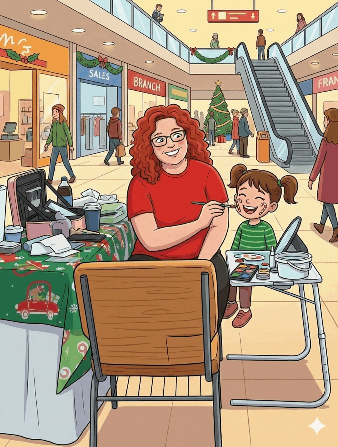 Facepainting by Amy Rose of Joyful Memories Hamilton Ontario