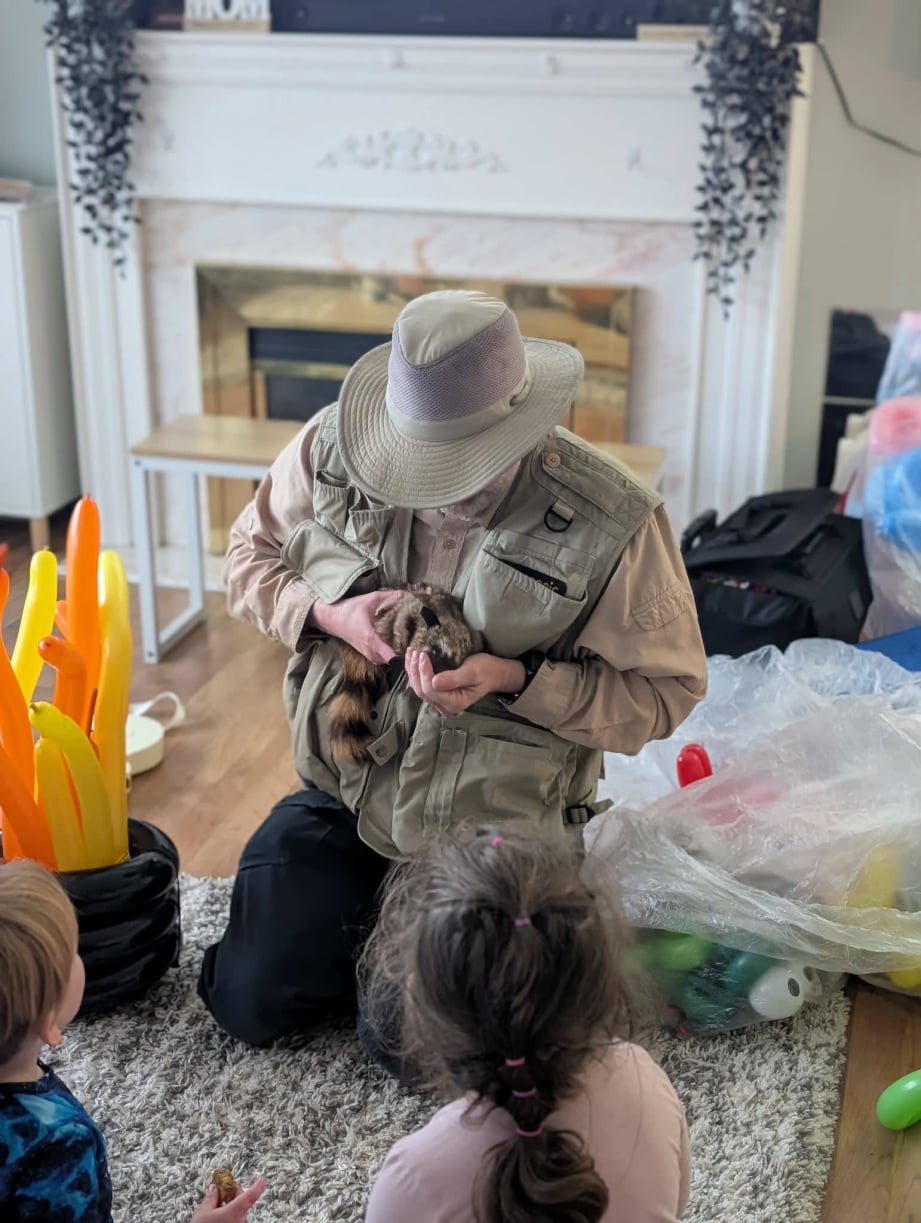 Forest Phil Balloon Animal Ranger Stoney Creek Birthday Party
