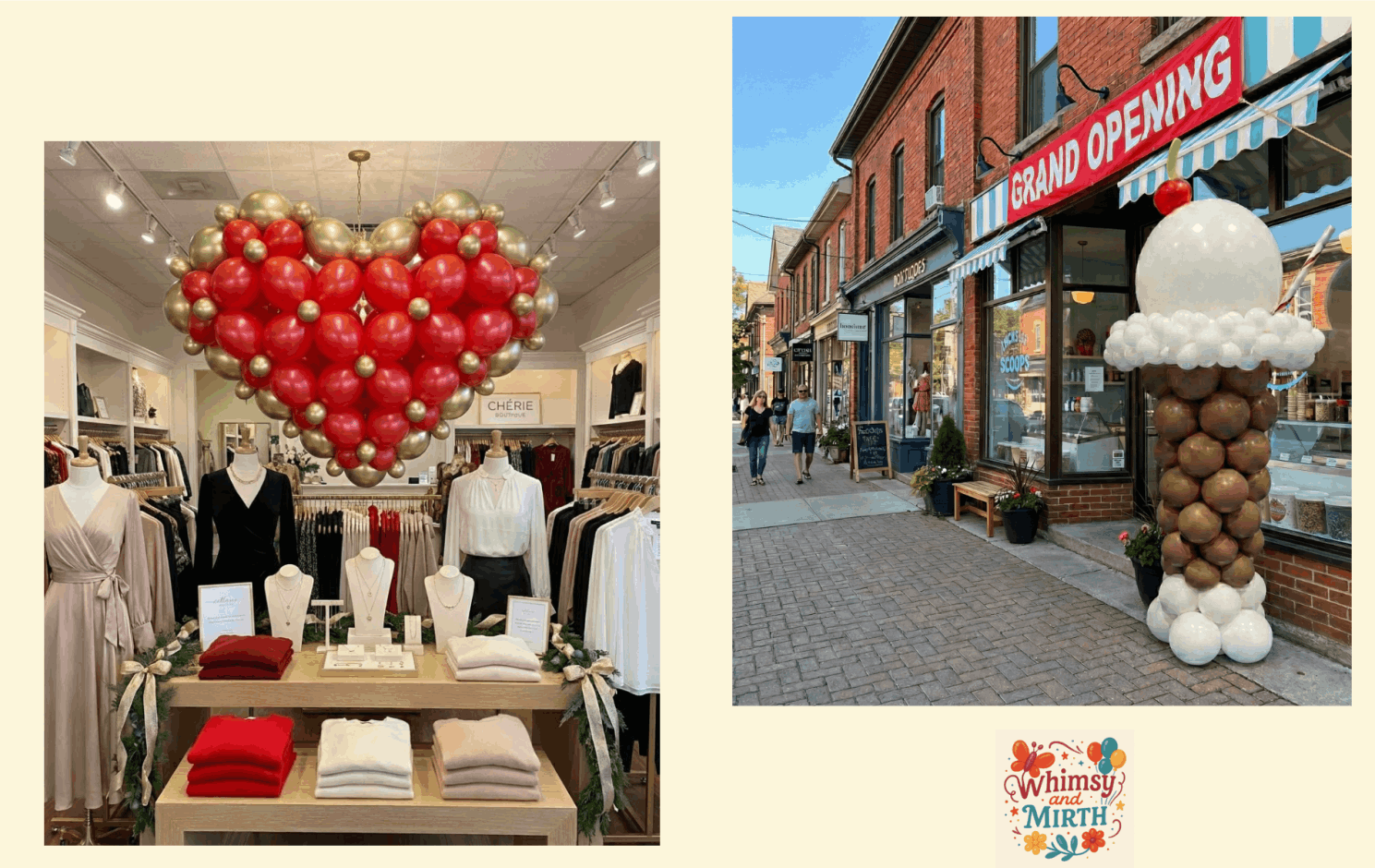 Balloon Decor for Retail Stores Hamilton Ontario