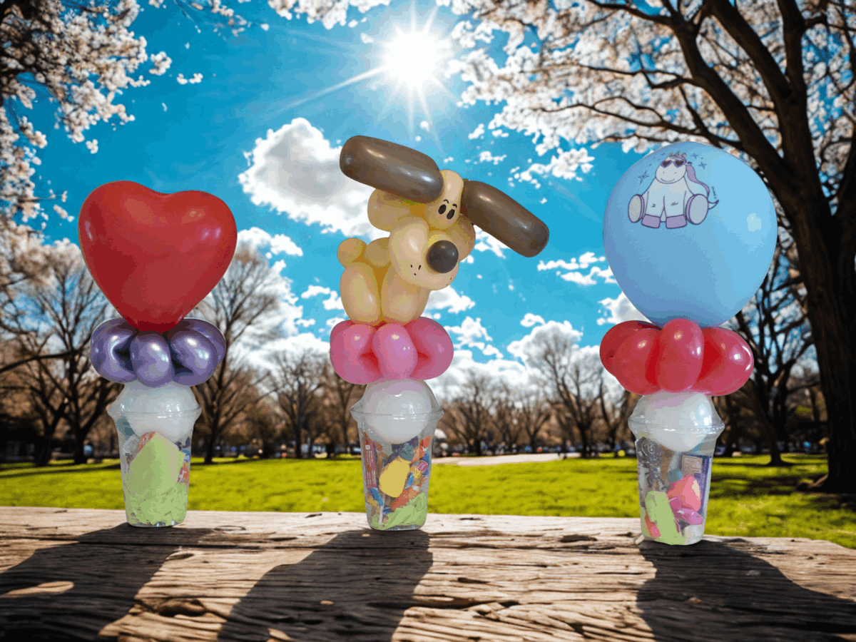 More Balloon Candy Cups by Phil the Balloon Guy Hamilton