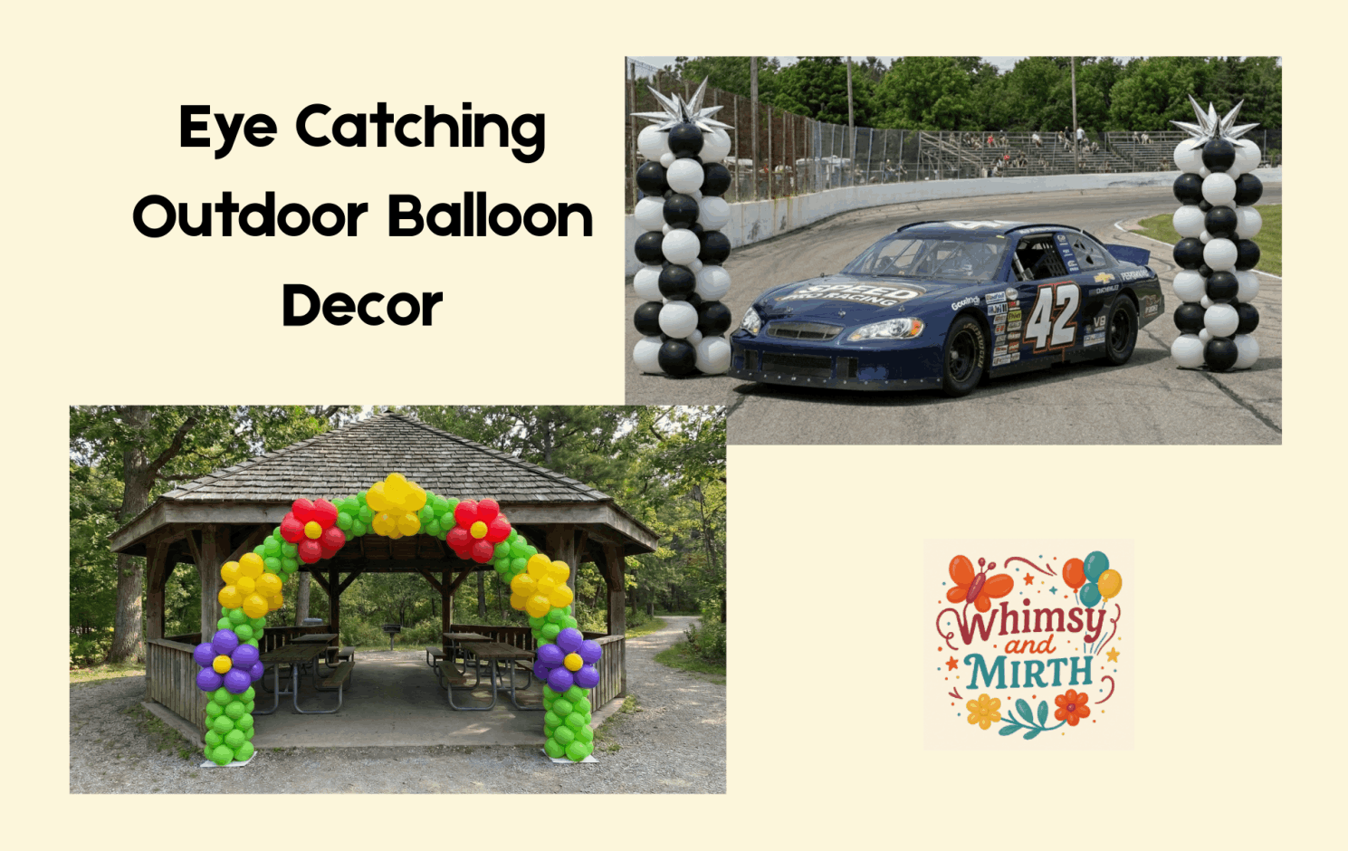 Outdoor Balloon Arches and Columns Grimsby Burlington Hamilton Ontario