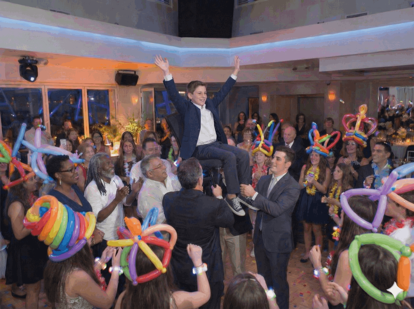 Balloon Twisting at Bat or Bar Mitzvah by Phil in Dundas Ontario