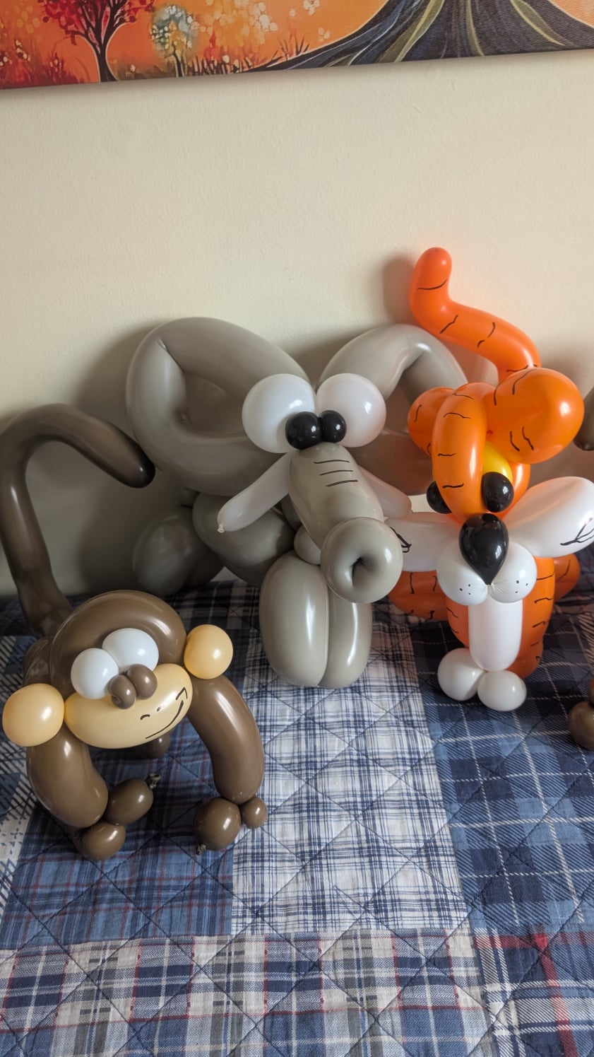 Twisted Balloon Animals made by Phil the Balloon Guy Stoney Creek Ontario