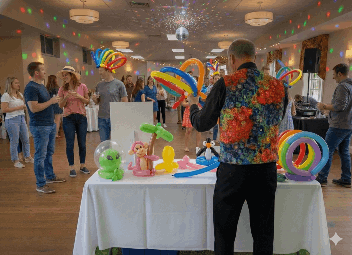 Forest Phil Twisitng Balloon Animals Birthday Party Hamilton Ontario