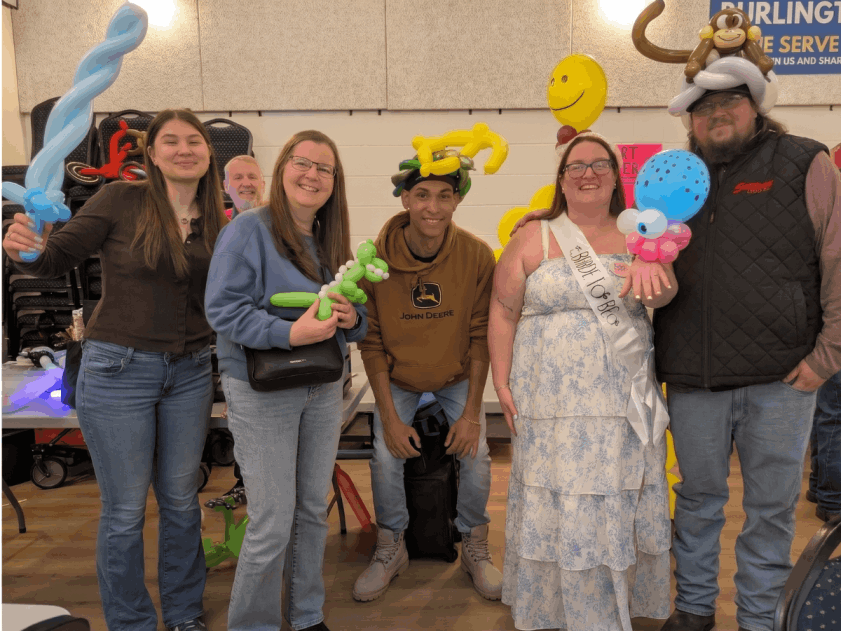 Stag and Doe Balloon Fun Burlington Ontario Phil the Balloon Guy Creations
